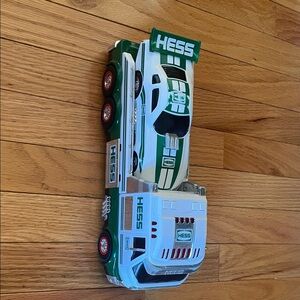 Hess toy truck and dragster